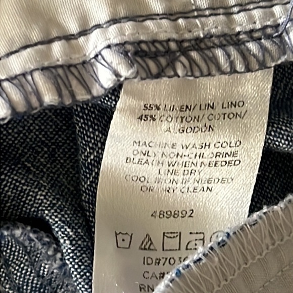 LOFT Linen Blend Shorts Size 4 - Picture 4 of 4